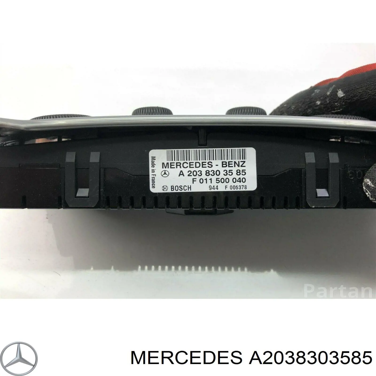A2038304085 Mercedes Unidade de controlo dos modos de aquecimento/condicionamento