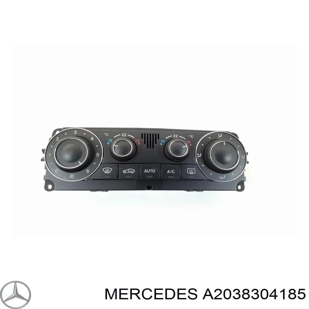 A2038304085 Mercedes Unidade de controlo dos modos de aquecimento/condicionamento