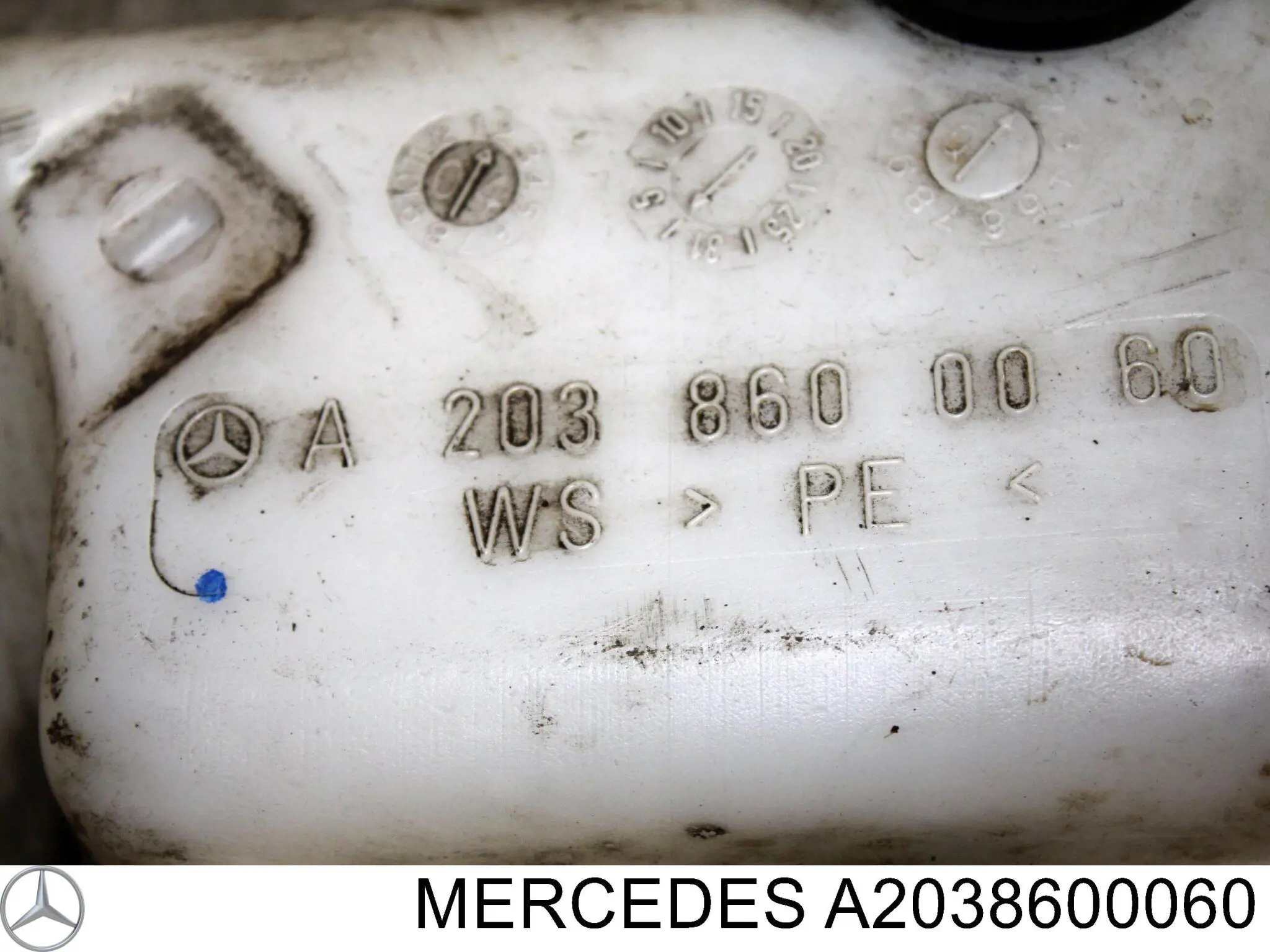 A2038600060 Mercedes Tanque de fluido para lavador de vidro