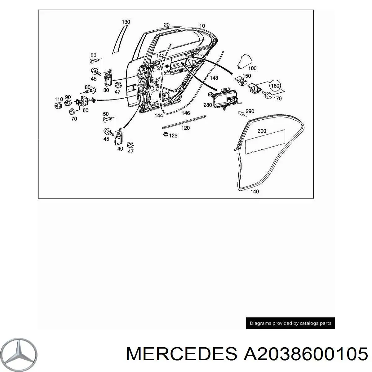 Cinto de segurança (AIRBAG) de passageiro Mercedes A2038600105 preço, a partir de 45,97 USD