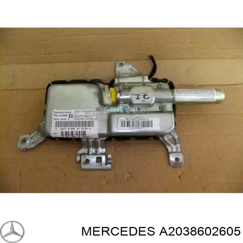 A2038602605 Mercedes Cinto de segurança (AIRBAG) da porta dianteira direita