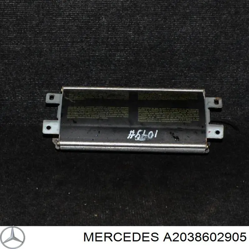 A2038602905 Mercedes Cinto de segurança (AIRBAG) de passageiro