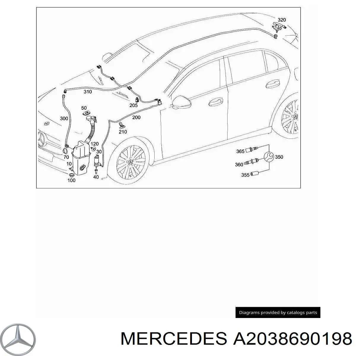  Mercedes A2038690198 preço, a partir de 7,02 USD