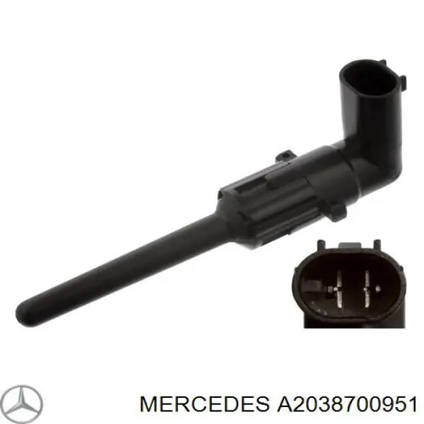 A2038700951 Mercedes Sensor do nível do fluido de esfriamento no tanque