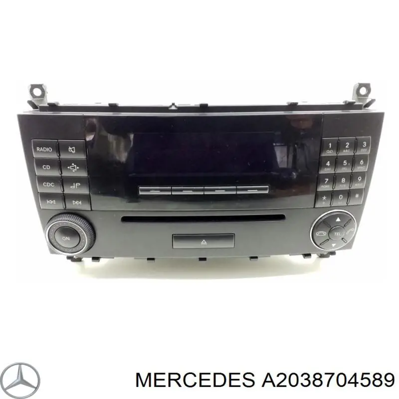 Aparelhagem de som (rádio AM/FM) Mercedes A2038704589 preço, a partir de 131,10 USD