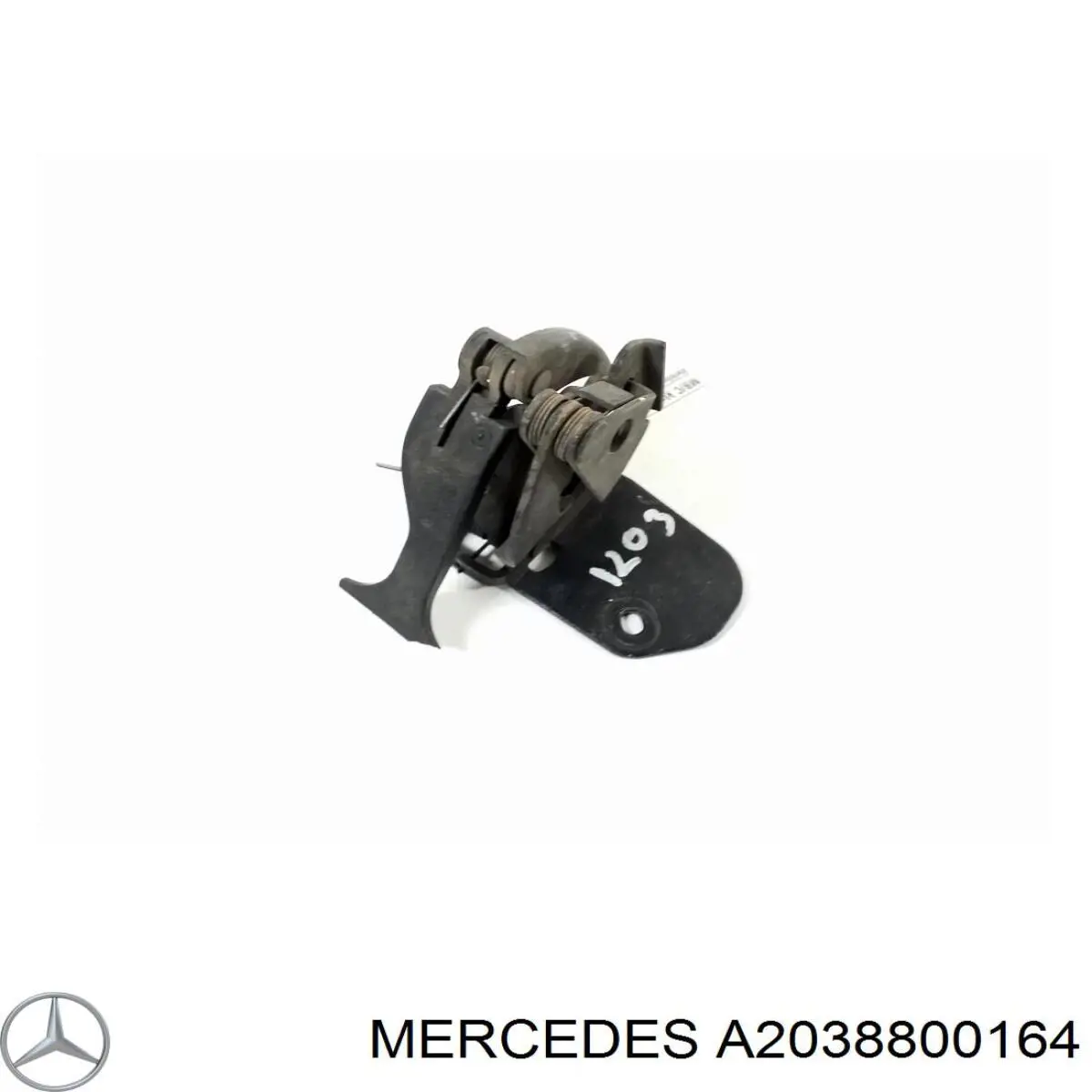 A2038800164 Mercedes Viga con gancho do fecho da capota