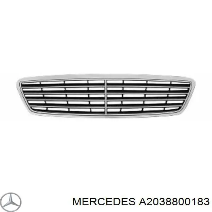 A2038800183 Mercedes Grelha do radiador