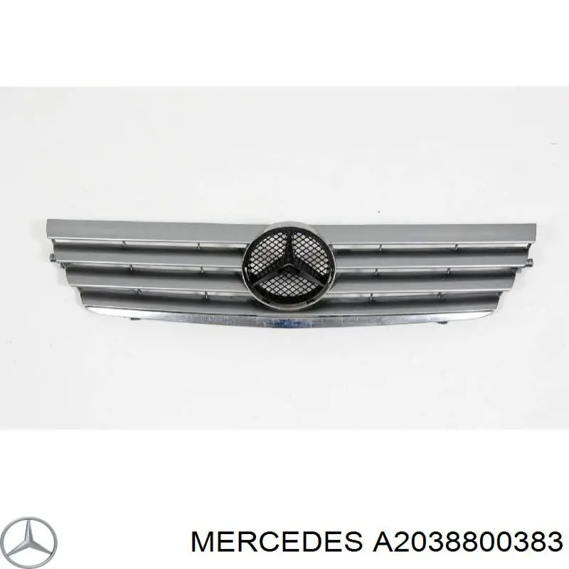 A2038800383 Mercedes Grelha do radiador