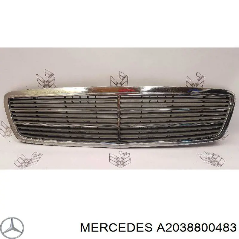 A2038800483 Mercedes Grelha do radiador