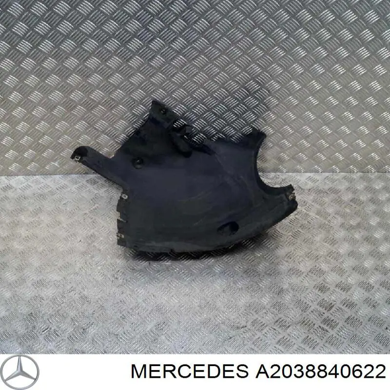 Guarda-barras direito dianteiro do pára-lama dianteiro Mercedes A2038840622 preço, a partir de 26,90 USD