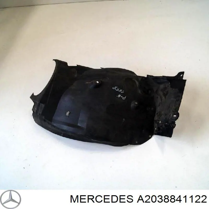 Guarda-barras esquerdo traseiro do pára-lama dianteiro Mercedes A2038841122 preço, a partir de 39,77 USD
