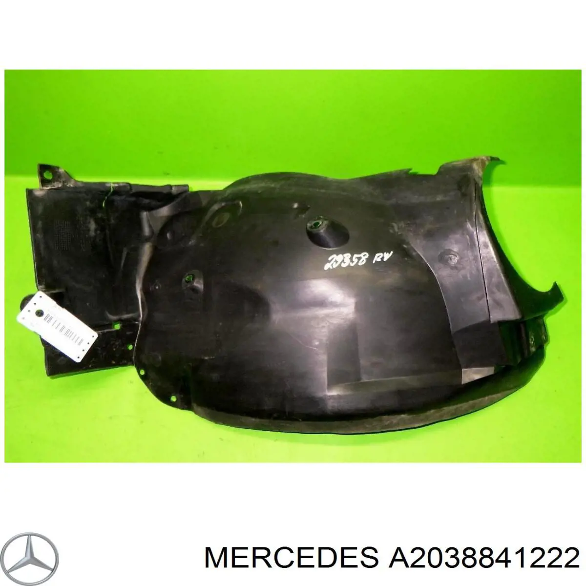 Guarda-barras direito traseiro do pára-lama dianteiro Mercedes A2038841222 preço, a partir de 28,93 USD