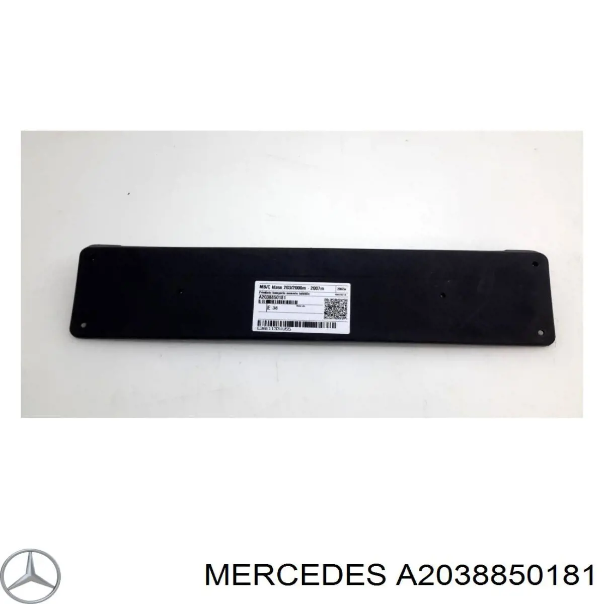 Painel de fixação de matrícula dianteira Mercedes A2038850181 preço, a partir de 15,61 USD