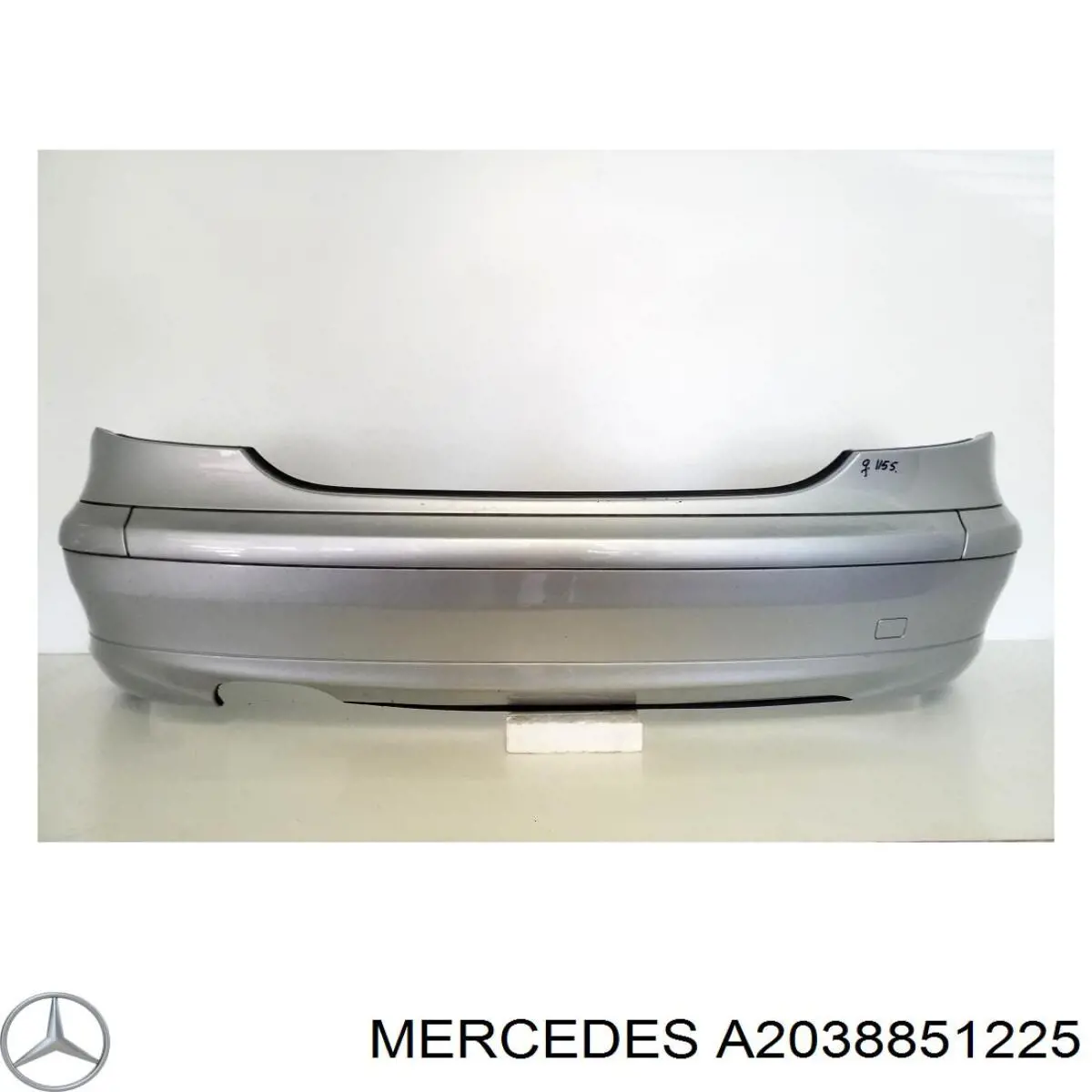 A2038851225 Mercedes Pára-choque traseiro