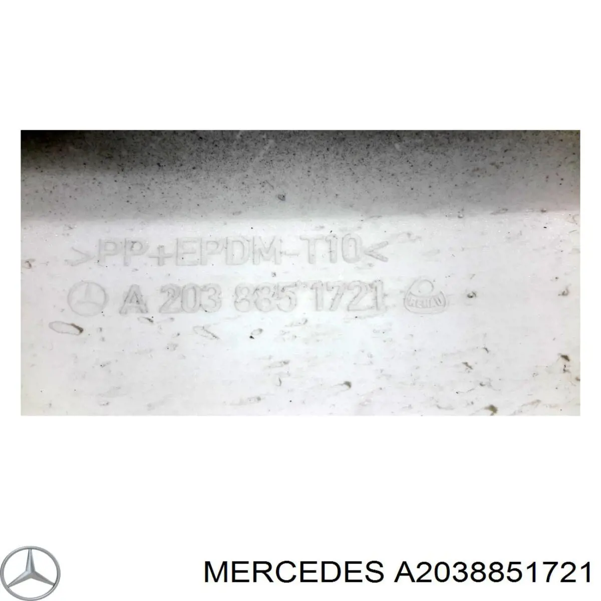 Compre A2038851721 Mercedes Moldura esquerda do pára-choque dianteiro