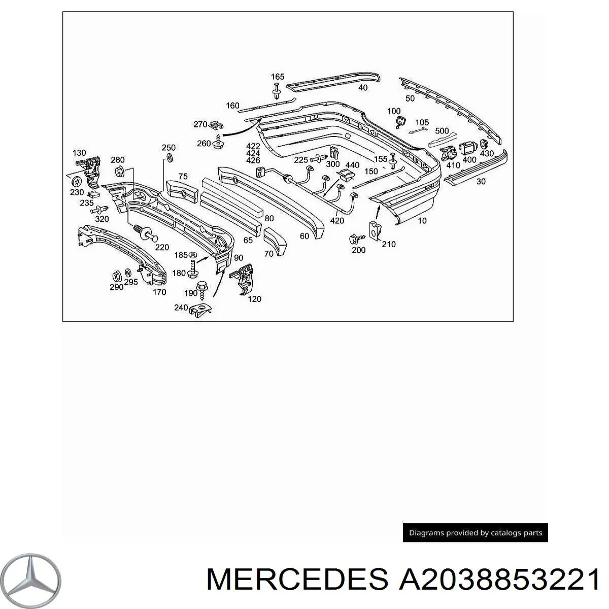 A2038853221 Mercedes 
