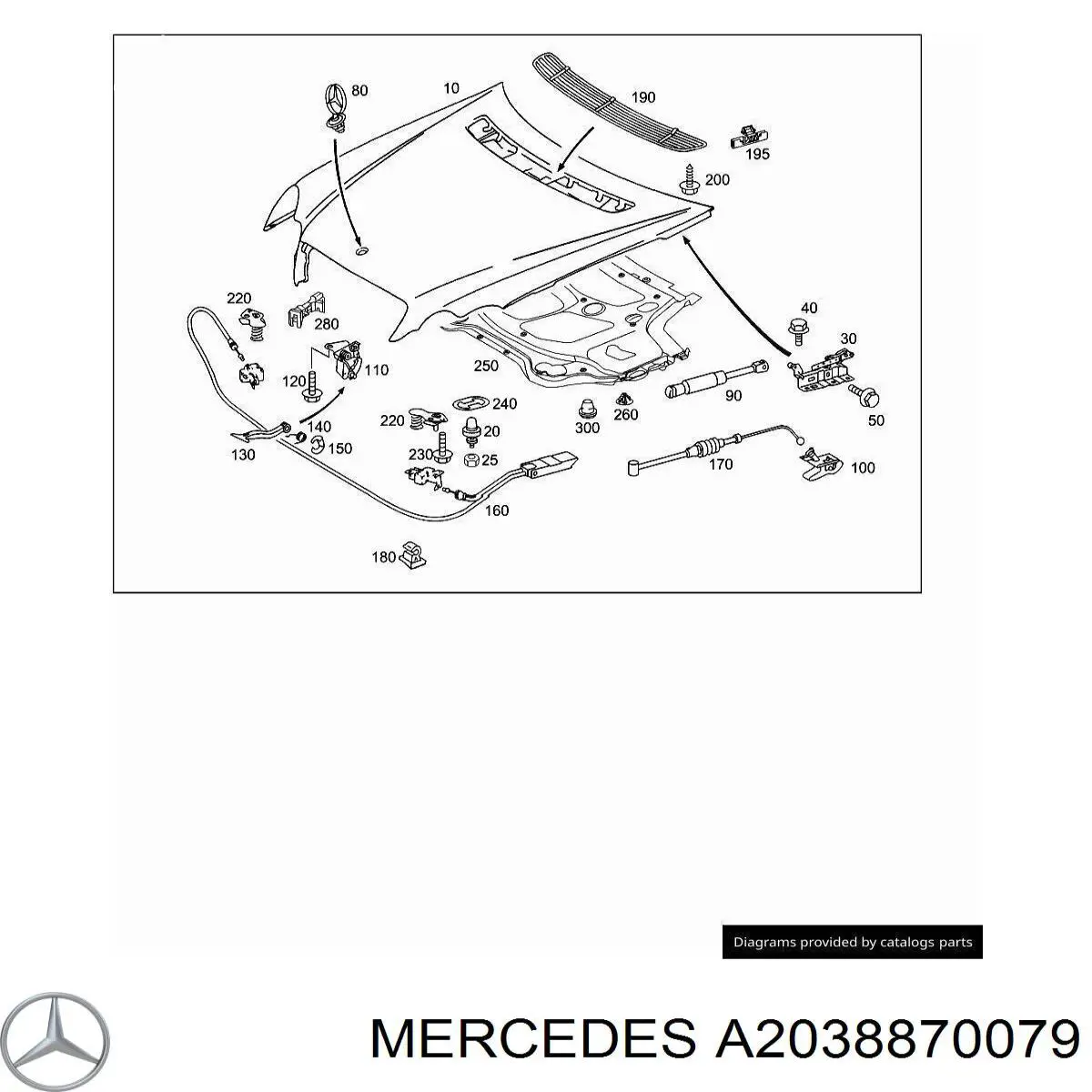 A2038870079 Mercedes 