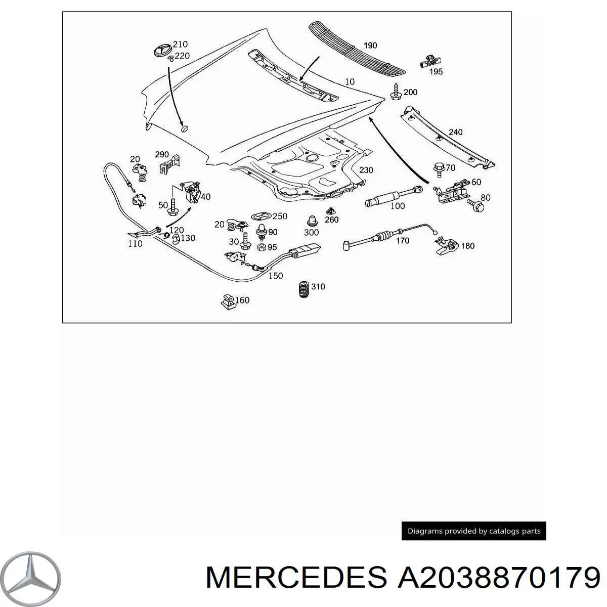 A2038870179 Mercedes 