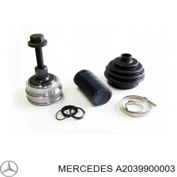 A2039900003 Mercedes Parafuso do eixo dianteiro (CV) externo