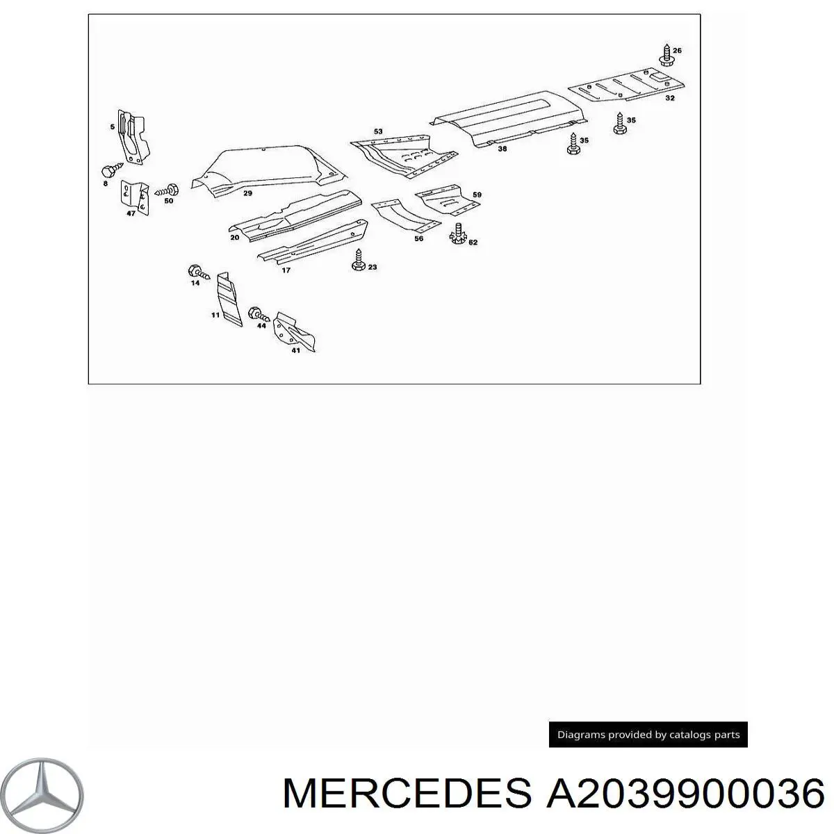 A2039900036 Mercedes 