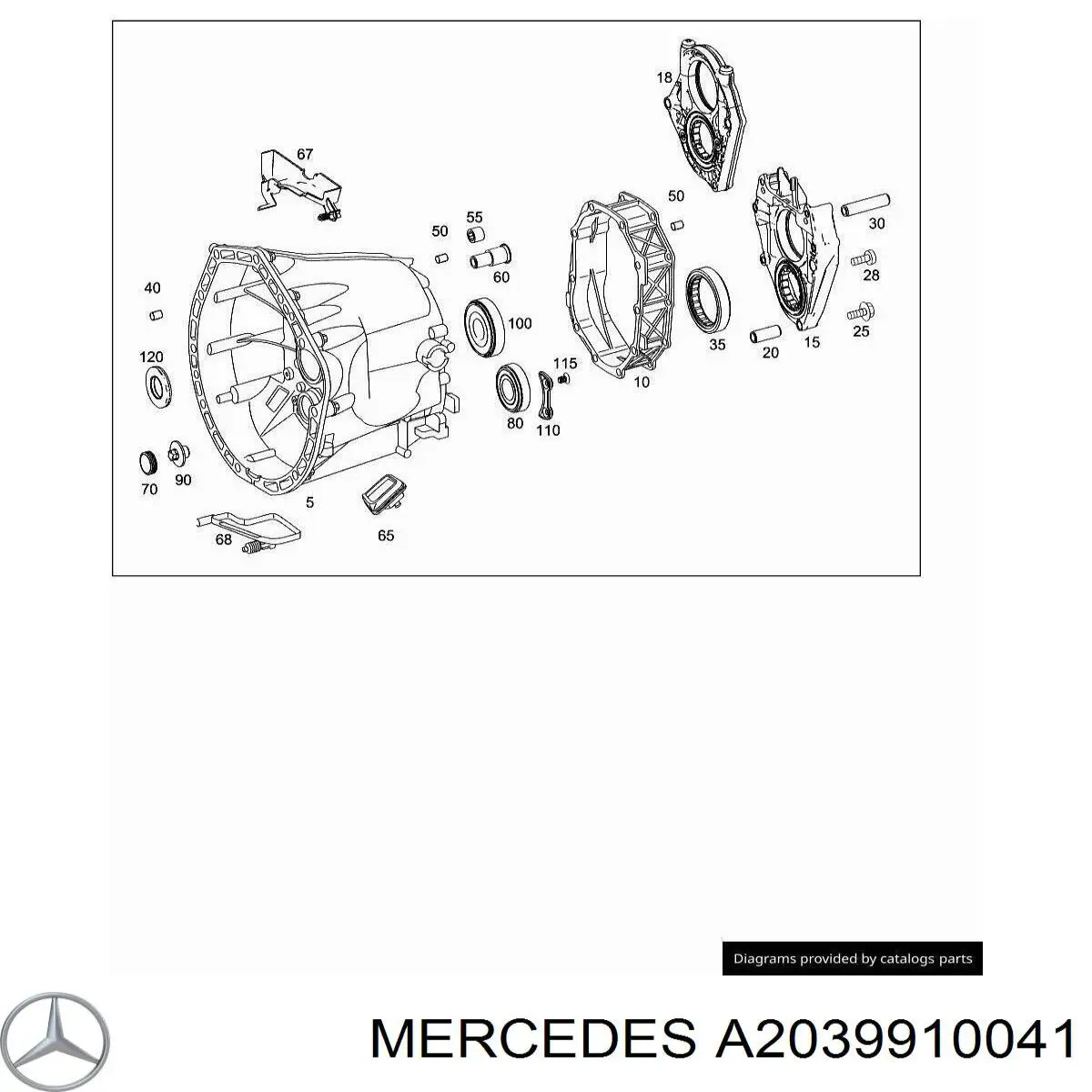 A2039910041 Mercedes 