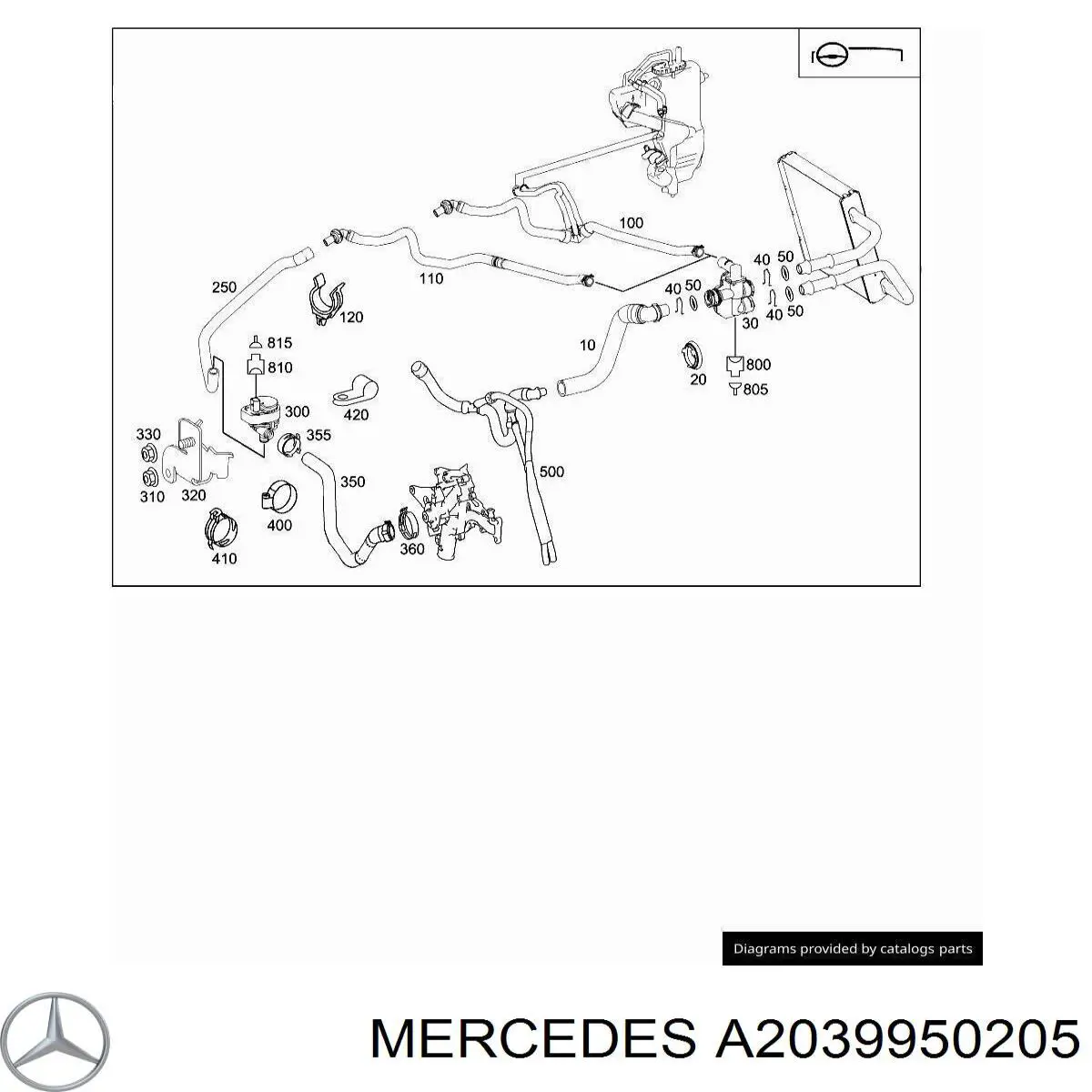 A2039950205 Mercedes 
