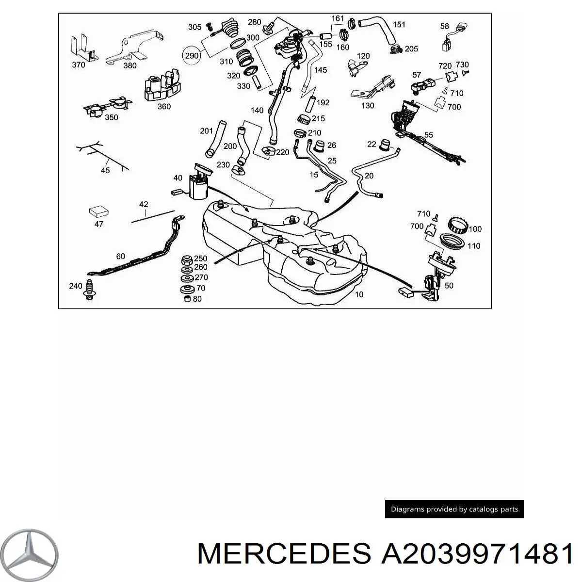 A2039971481 Mercedes 