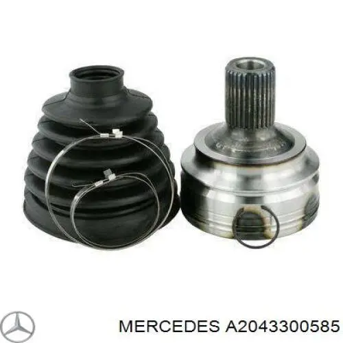 A2043300585 Mercedes Bota de proteção externa de junta homocinética do semieixo dianteiro