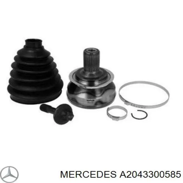 Compre A2043300585 Mercedes Bota de proteção externa de junta homocinética do semieixo dianteiro