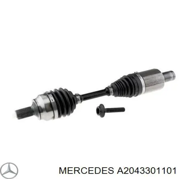 A2043302001 Mercedes Semieixo (acionador) dianteiro esquerdo
