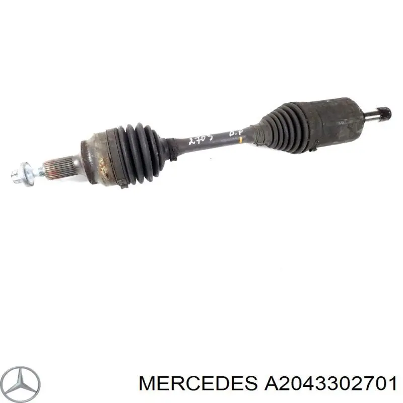 A2043302701 Mercedes Semieixo (acionador) dianteiro direito
