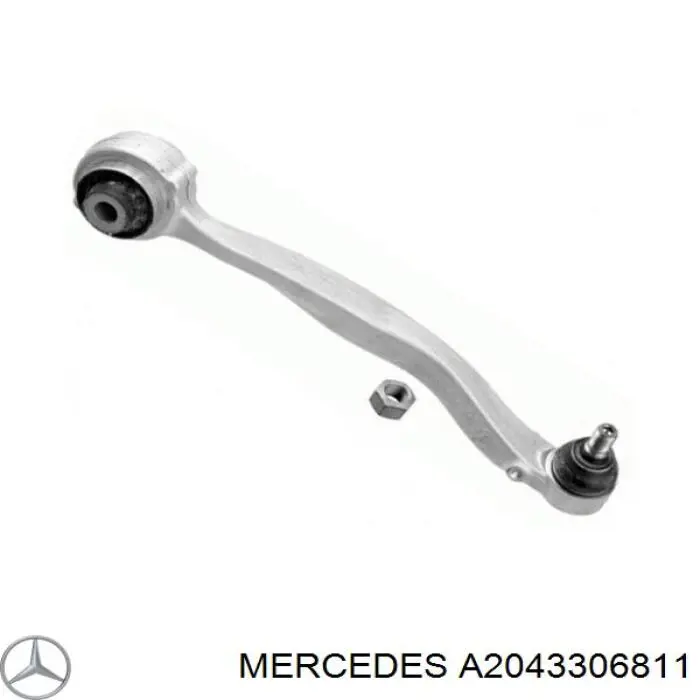 A2043306811 Mercedes Braço oscilante inferior direito de suspensão dianteira