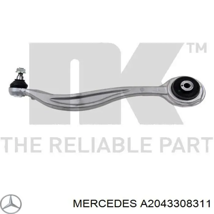 A2043308311 Mercedes Braço oscilante superior esquerdo de suspensão dianteira