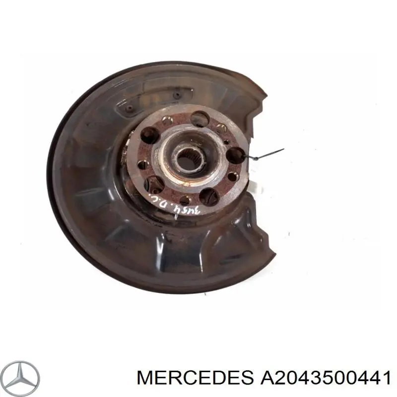 A2043500441 Mercedes Pino moente (extremidade do eixo) traseiro direito