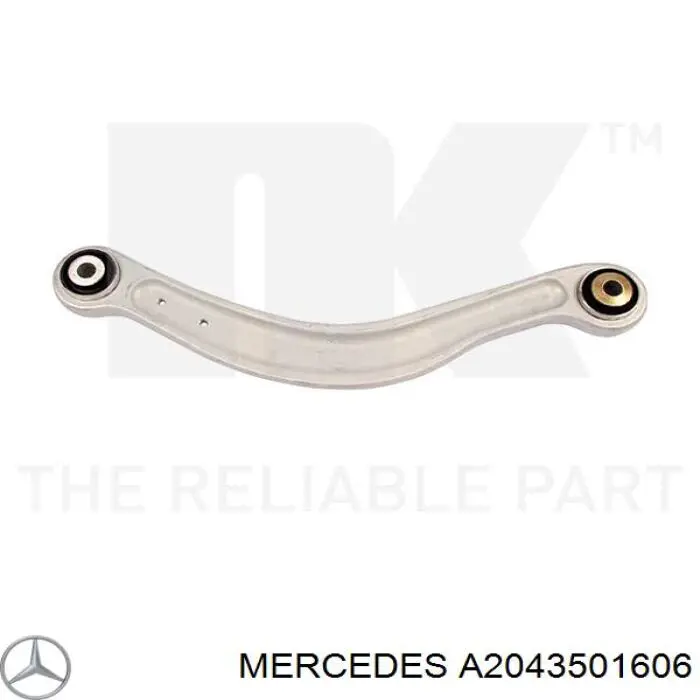 A2043501606 Mercedes Braço oscilante superior direito de suspensão traseira