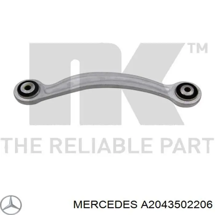 A2043502206 Mercedes Braço oscilante superior direito de suspensão traseira