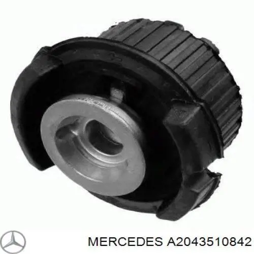 A2043510842 Mercedes Bloco silencioso de viga traseira (de plataforma veicular)