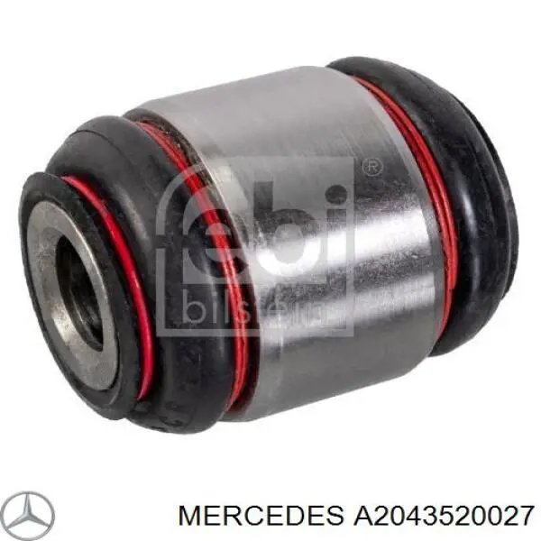 Compre A2043520027 Mercedes Bloco silencioso do pino de apoio traseiro