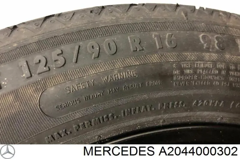Roda de emergência Mercedes A2044000302 preço, a partir de 190,69 USD