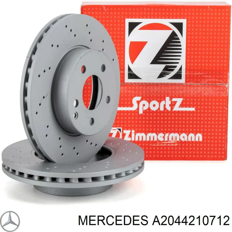 Compre A2044210712 Mercedes Disco do freio dianteiro