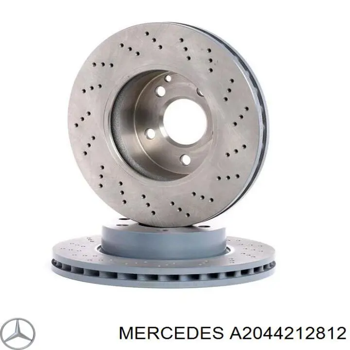Disco do freio dianteiro Mercedes A2044212812 preço, a partir de 53,00 USD