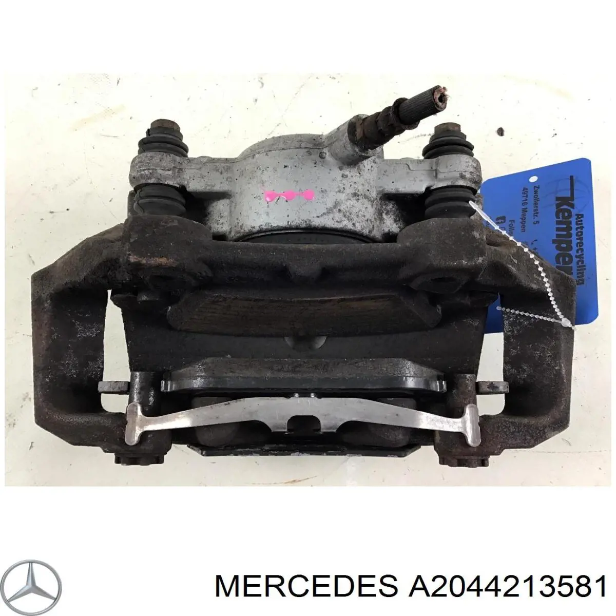 A2044213581 Mercedes Suporte do freio dianteiro esquerdo