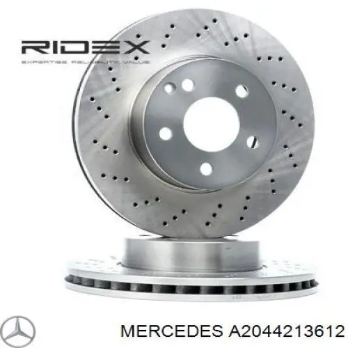 Disco do freio dianteiro Mercedes A2044213612 preço, a partir de 53,00 USD