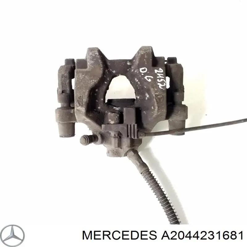 A2044231681 Mercedes Suporte do freio traseiro direito