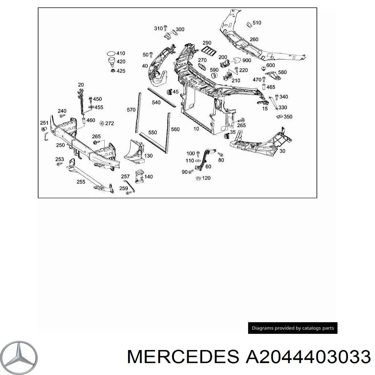 A2044403033 Mercedes 