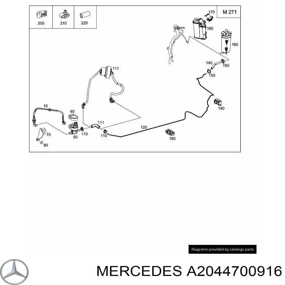 A2044700916 Mercedes 