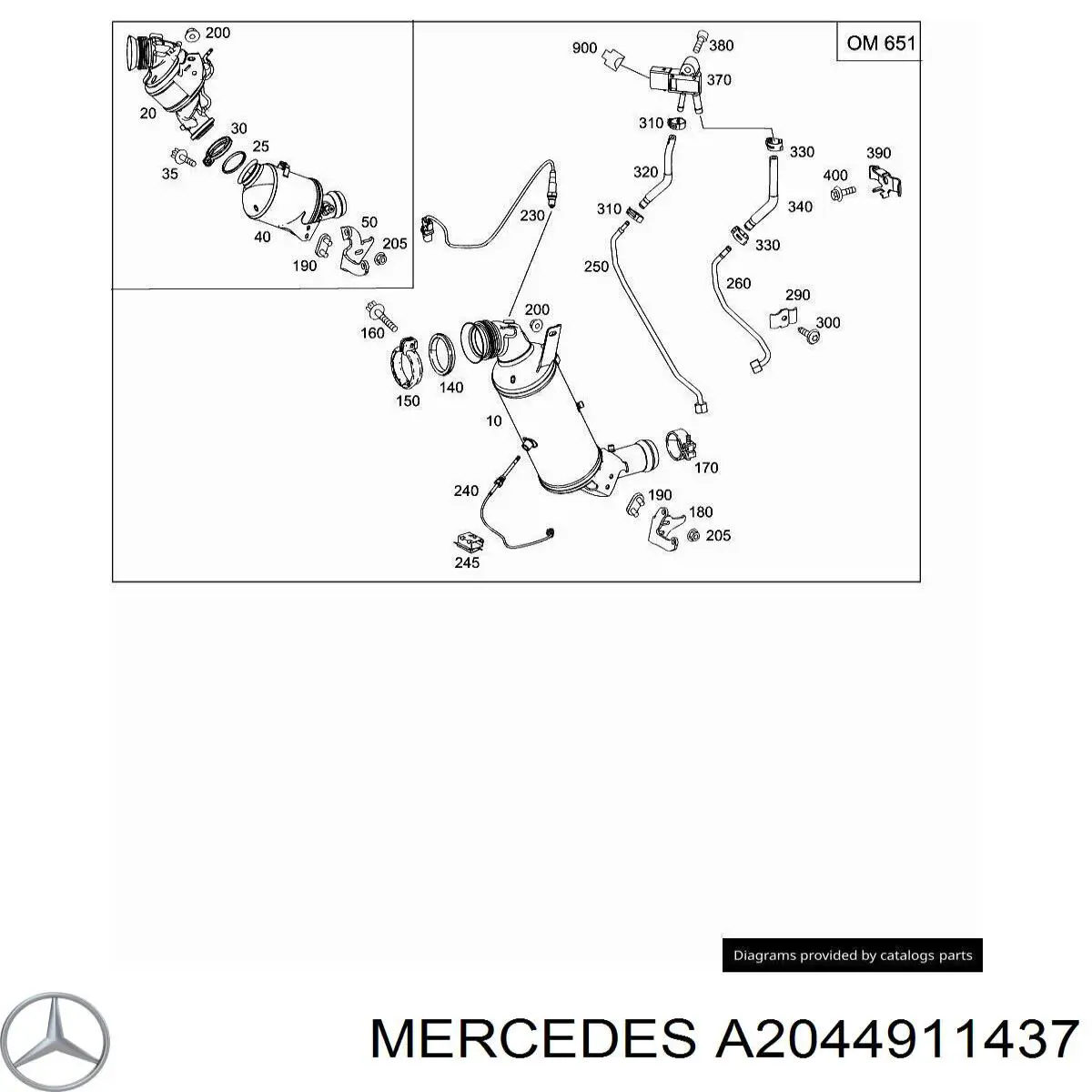 A2044911437 Mercedes 