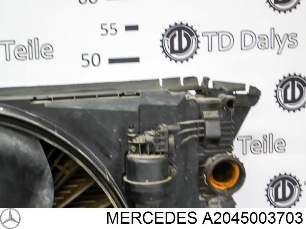 Radiador de esfriamento de motor A2045003703 Mercedes