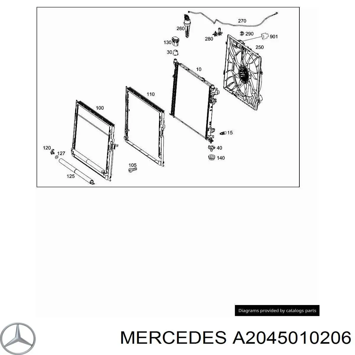 A2045010206 Mercedes 