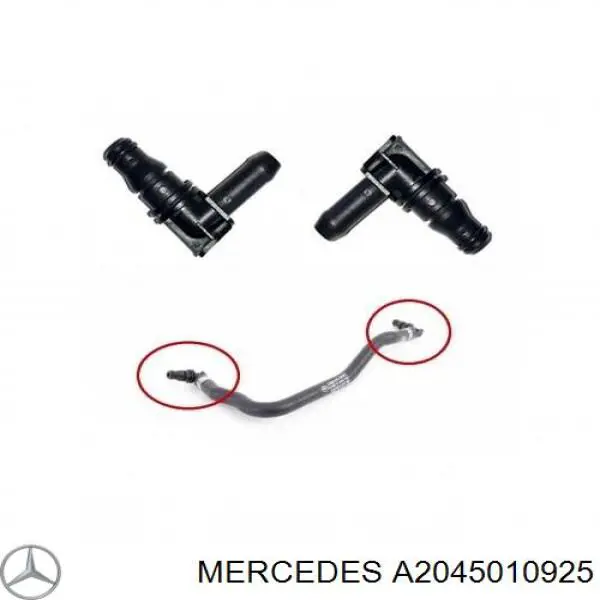 Mangueira superior do tanque de expansão Mercedes A2045010925 preço, a partir de 17,48 USD